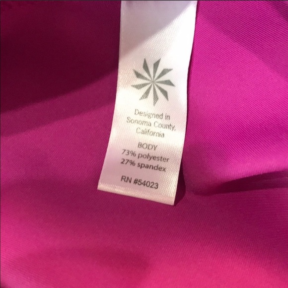 Athleta Pink Crop Workout Leggings- Medium M - Picture 5 of 5